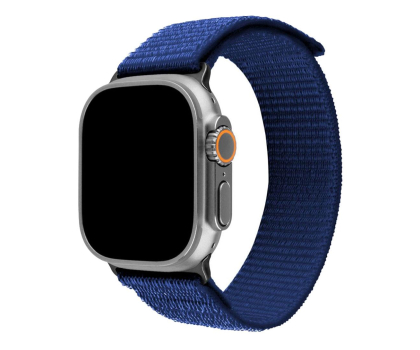 Pasek i akcesoria do zegarków FIXED Sporty Strap do Apple Watch Ultra 49 mm ciemnoniebieski FIXNST2-1029-DBL